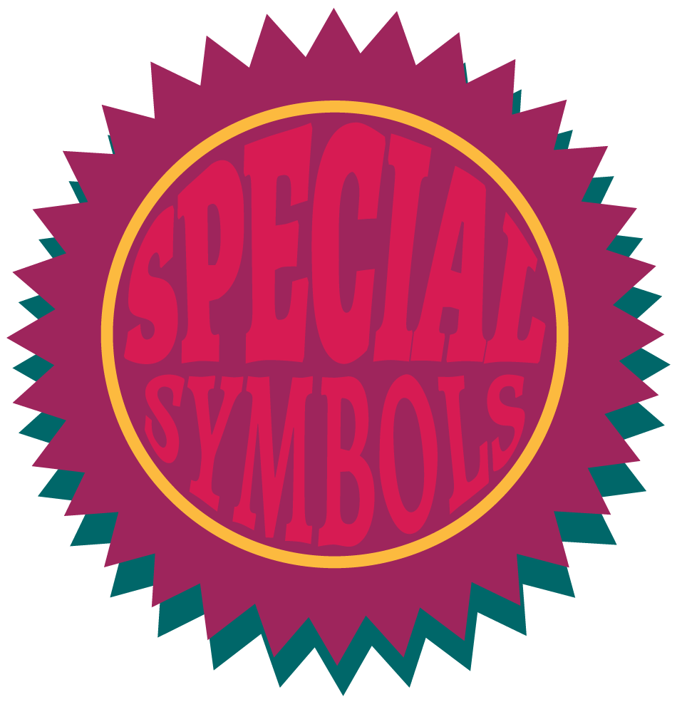 special symbols sticker